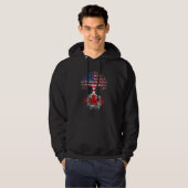 Canadian Roots American Grown Canada Flag Men Wome パーカ (正面フル)