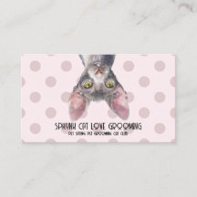 Canadian Sphynx Cat Pink Dots