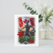 Canadian Statue Celebrates Football on a シーズンポストカード (スタンド正面)