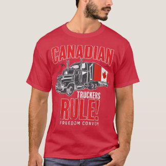 Canadian Truckers RuleFreedom Convoy 2022 544 Tシャツ