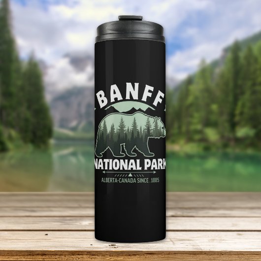 Canadian Wilderness – Banff Bear Illustration タンブラー