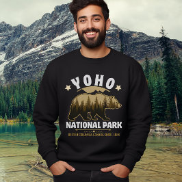 Canadian Wilderness Bear – Yoho National Park スウェットシャツ