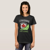 Canadians Can Do Anything Just Slower  Canada Vint Tシャツ (正面フル)