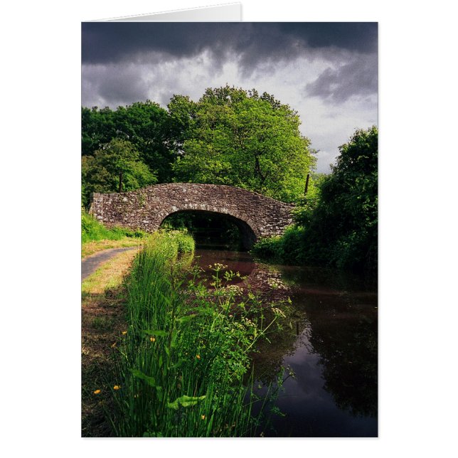 Canal at Brecon, Wales, Card (正面)