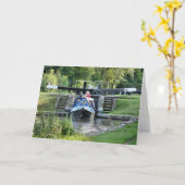 CANAL BOATS カード (黄色い花)