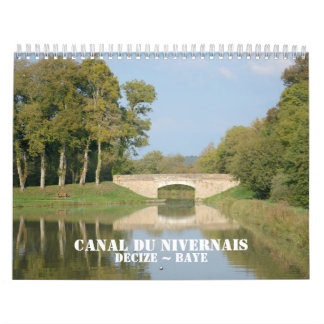 Canal du Nivernais 2016年 カレンダー