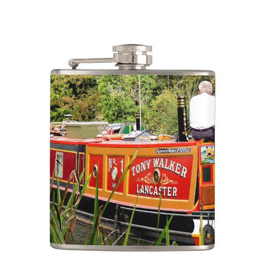 CANAL NARROWBOATS フラスク (正面)