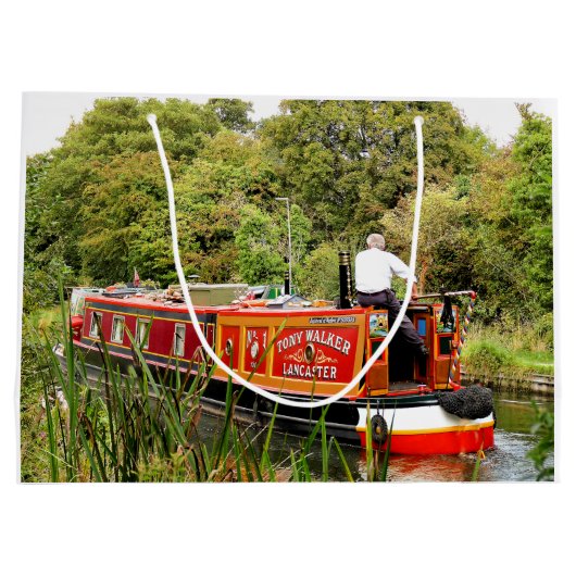CANAL NARROWBOATS ラージペーパーバッグ (裏面)