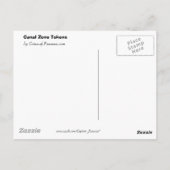 Canal Zone Tokens Collageはがき ポストカード (裏面)