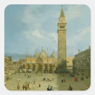 Canaletto の広場サンMarco スクエアシール