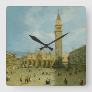 Canaletto の広場サンMarco スクエア壁時計