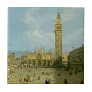 Canaletto の広場サンMarco タイル