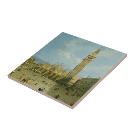 Canaletto |の広場サンMarco タイル (側面)