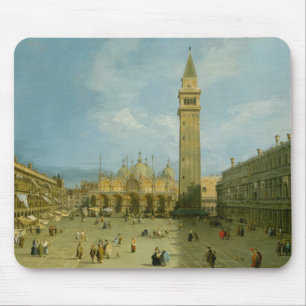 Canaletto の広場サンMarco マウスパッド