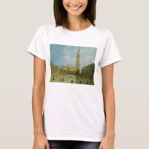 Canaletto の広場サンMarco Tシャツ