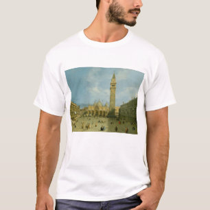 Canaletto の広場サンMarco Tシャツ
