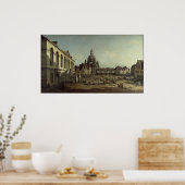 Canaletto – ドレスデンのノイマルクトのビュー ポスター (キッチン)