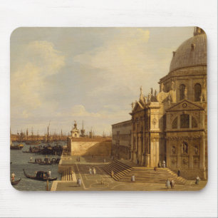 Canaletto ベニス: サンタマリアのdellaの挨拶 マウスパッド