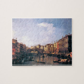 Canaletto -南からのRialto橋 ジグソーパズル