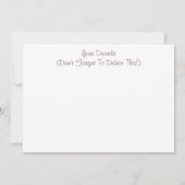 CANALS INVITATION (裏面)