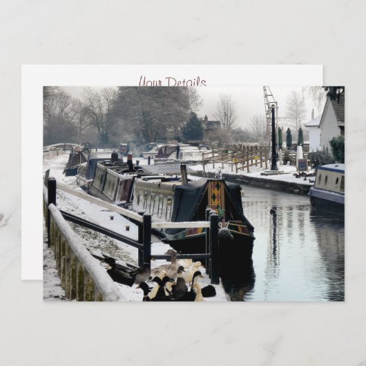 CANALS INVITATION (正面/裏面)