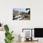 Canalside View, Dokum, theオランダ ポスター (ホームオフィス)