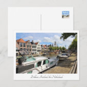 Canalside View, Dokum, theオランダ ポストカード (正面/裏面)