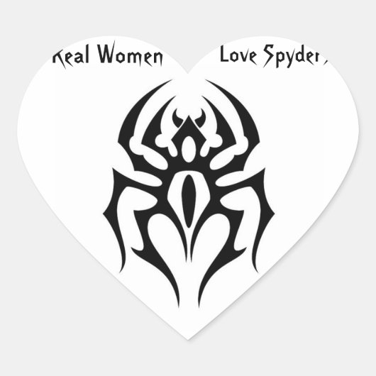 canAmスパイダバンパーステッカー ハートシール (正面)
