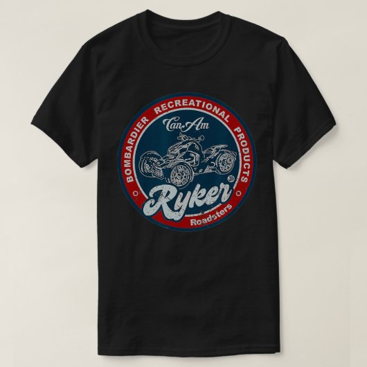 CanAm Ryker Retro  Tシャツ (デザイン正面)