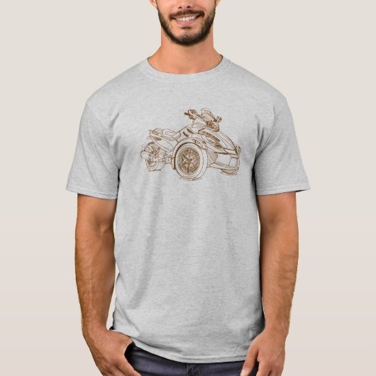 CanAm Spyder RSS 2010年 Tシャツ (正面)
