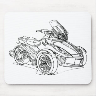 CanAm Spyder ST 2013年 マウスパッド