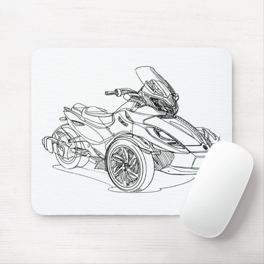 CanAm Spyder STS 2013年 マウスパッド (マウス)