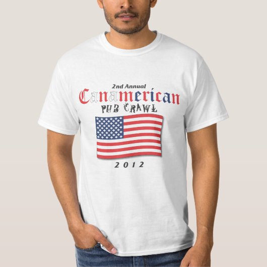 Canamericanのはしご酒2012年 Tシャツ (正面)
