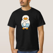 Canard allant au travail, funny work tシャツ (正面)