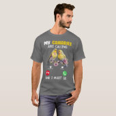 Canary Bird My Canaries Are Calling Bird Lover boy Tシャツ (正面フル)