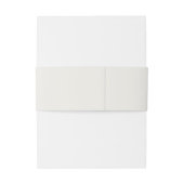 Canary Yellow Romantic Freesia  Floral Wedding 招待状ベリーバンド (裏面例)