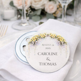 Canary Yellow Romantic Freesia  Floral Wedding 栓抜き