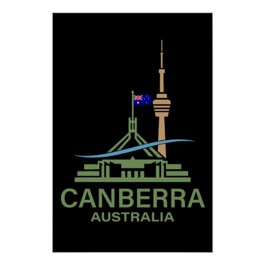 Canberra Australia ポスター (正面)