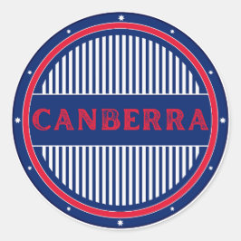 Canberra City Pride Emblem – Australian Identity ラウンドシール
