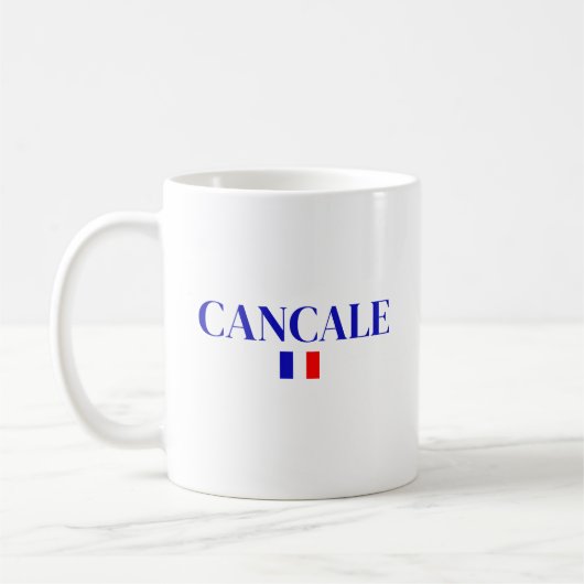 CANCALEフランス コーヒーマグカップ (左)