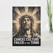 Cancel Culture Failed At The Tomb Easter Card  カード (正面)