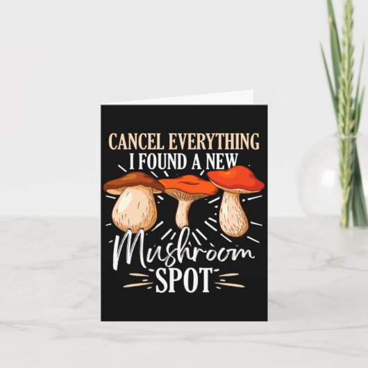 Cancel Everything I Found A New Mushroom St Fora  カード (正面)