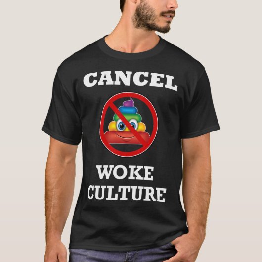 Cancel Woke Culture Anti Socialist Communist Agend Tシャツ (正面)