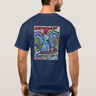 Cancer カラフル Angel - カスタムTeam Walk Shirt Tシャツ