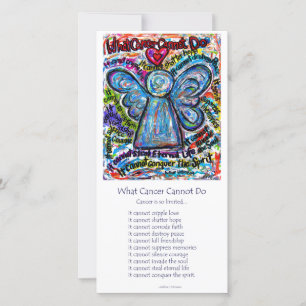 Cancer カラフル Angel Photo Card