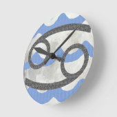 Cancer ラウンド壁時計 (傾斜)