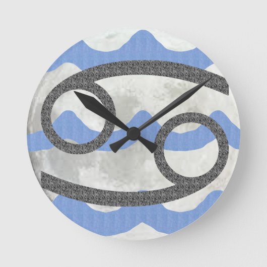 Cancer ラウンド壁時計 (正面)