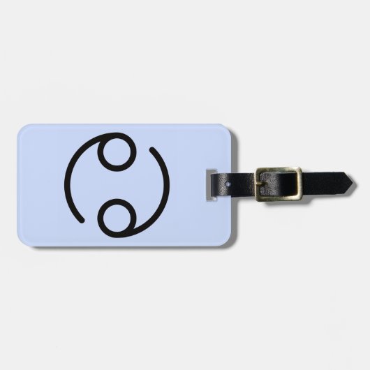 Cancer ラゲッジタグ (正面横)