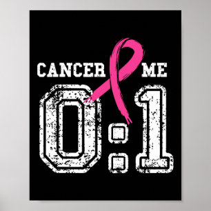 Cancer 0 Me 1シャツ乳がん認識度Surviv ポスター