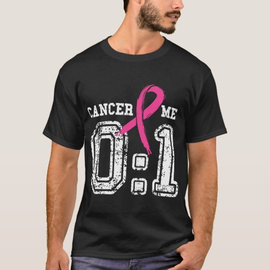 Cancer 0 Me 1シャツ乳がん認識度Surviv Tシャツ (正面)
